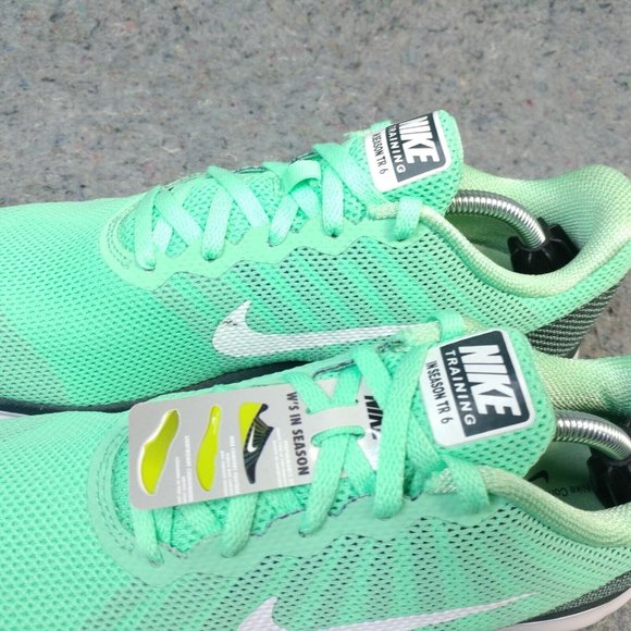 Nike In Season TR 6 Womens Running Shoes Size 8.5 Sneakers Green 852449-300 - Picture 4 of 10